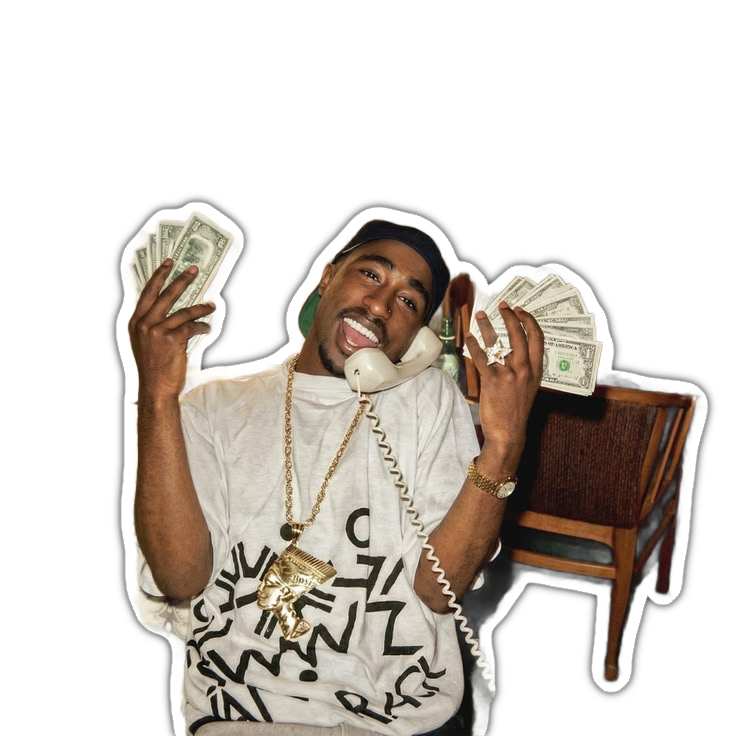 Tup4c Cash Custom Magnet