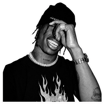 Travis Scott Custom Magnet