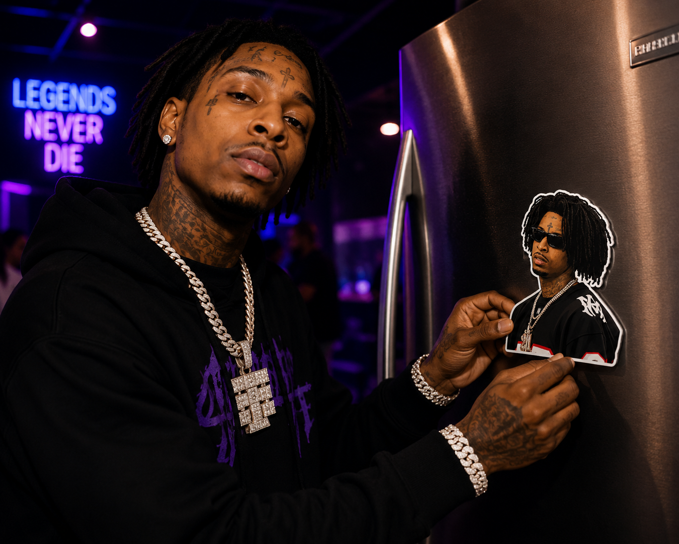 21 Savage Custom Magnet