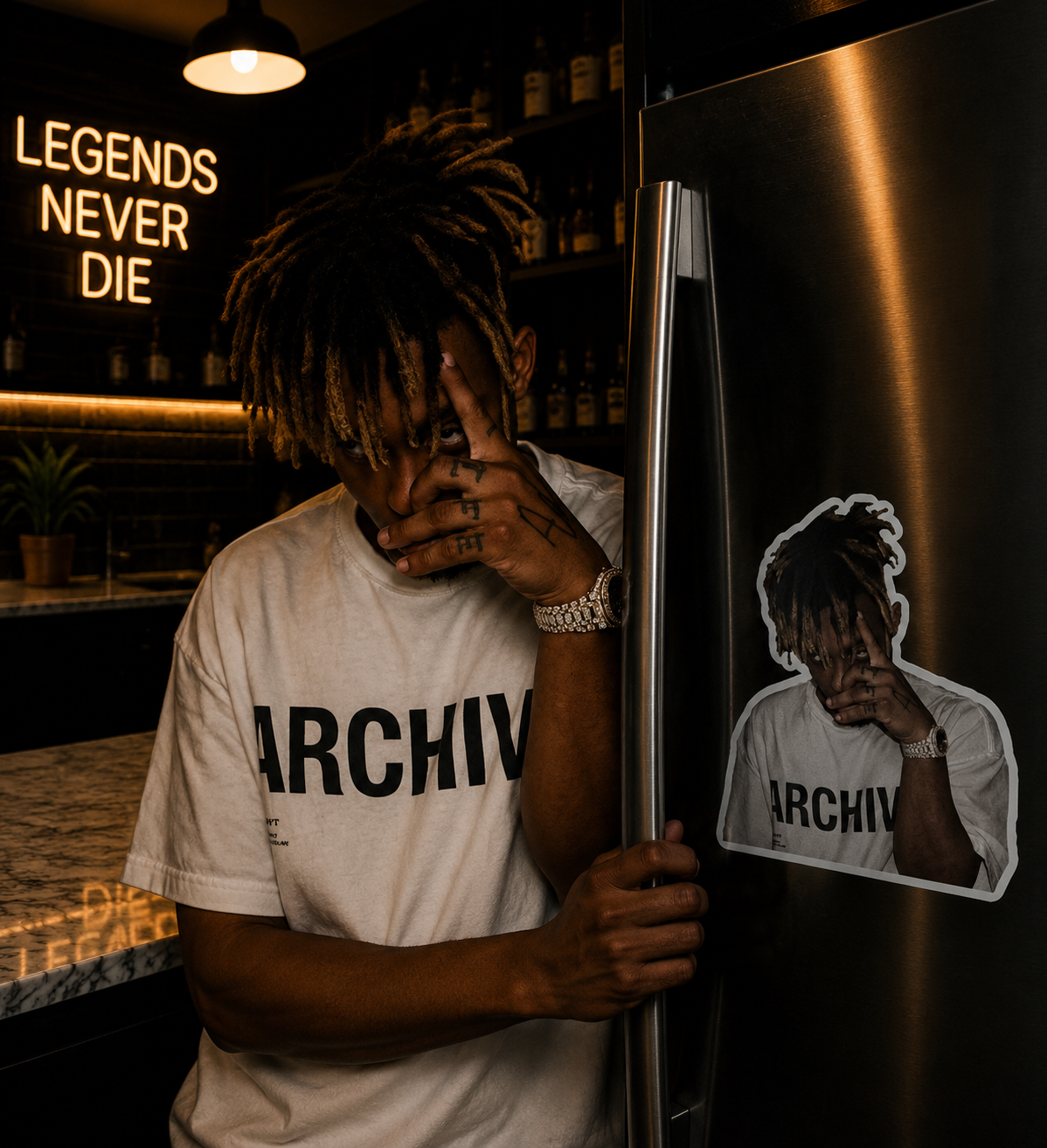 Juice Wrld Custom Magnet