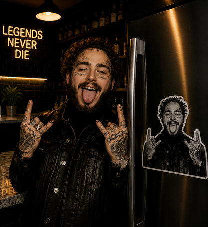 Post Malone Custom Magnet