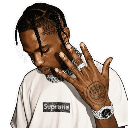 Travis Scott Custom Magnet #1