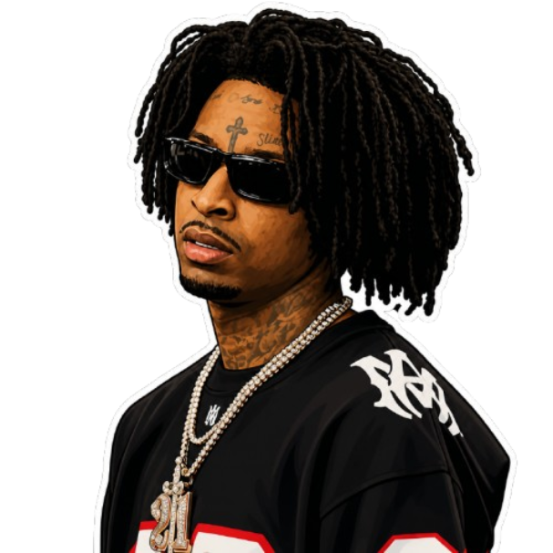 21 Savage Custom Magnet