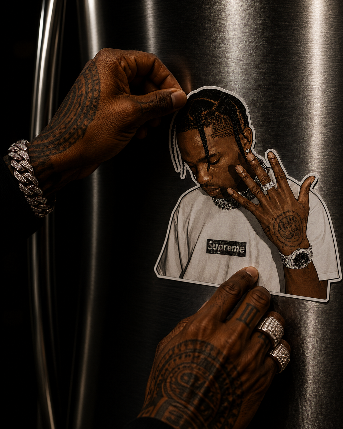 Travis Scott Custom Magnet #1